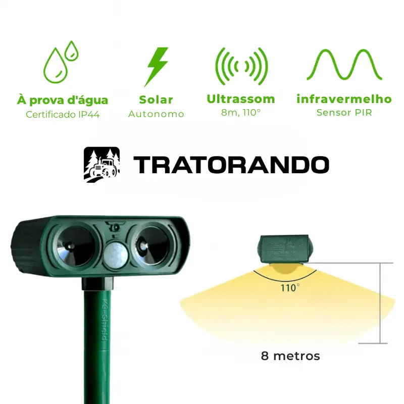 Espanta Gatos Sônico – CatBlock Tratorando