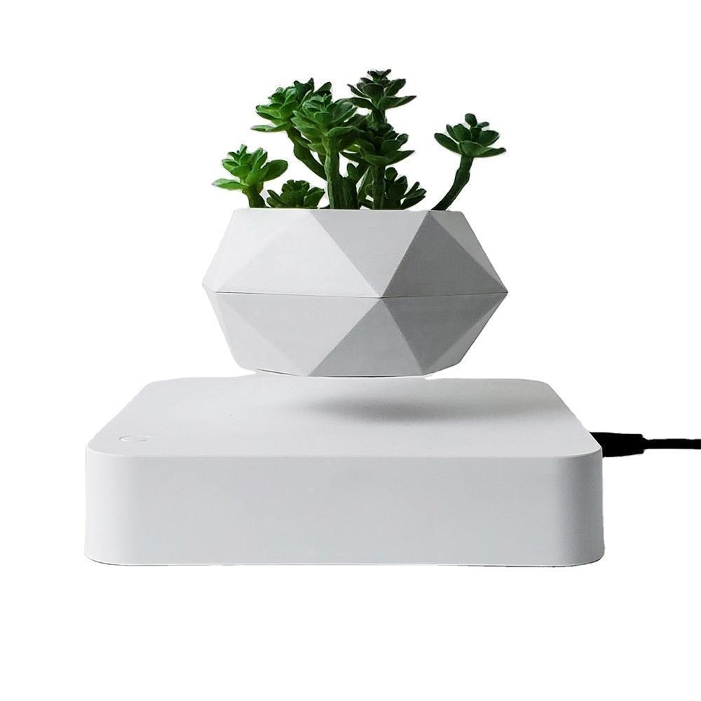 Vaso de Planta Flutuante com Suspensão Magnética - GreenPot™