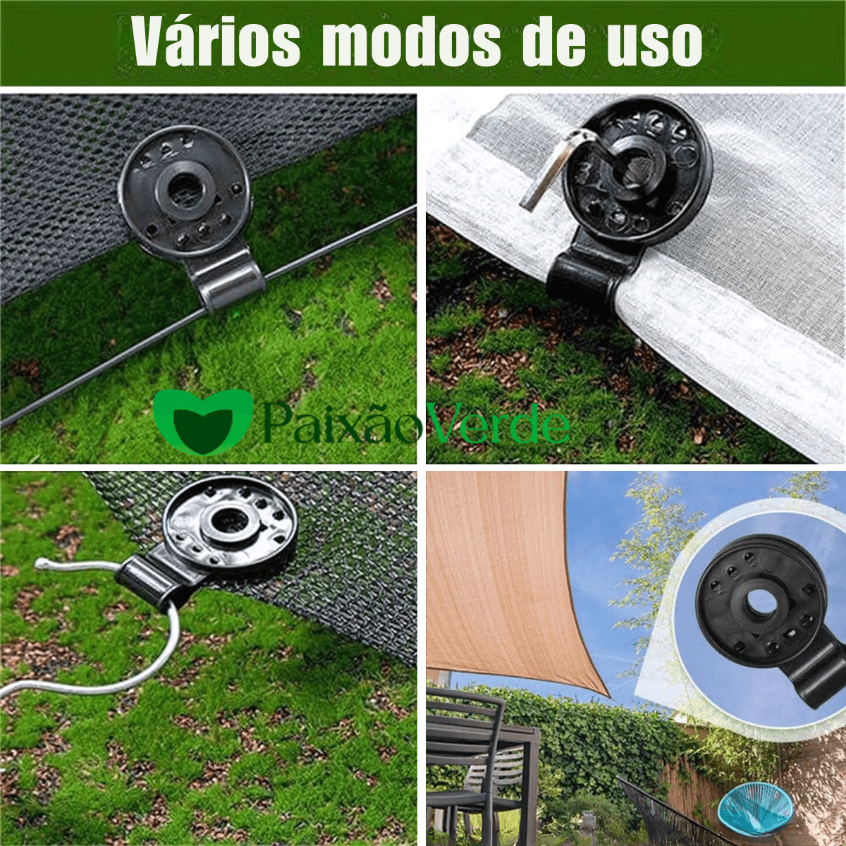 50 Presilhas para Sombrite, Leves, Fáceis de Usar para seus tecidos - lockclips™