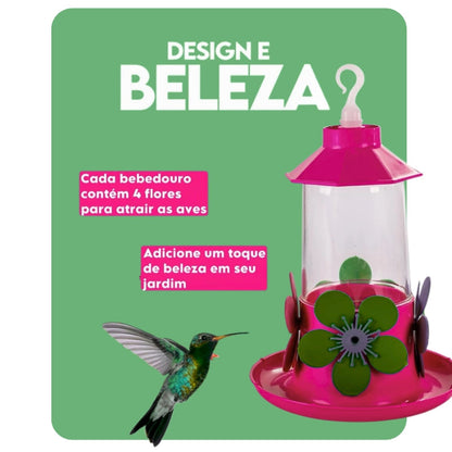 Bebedouro Para Pássaros Beija-flor Grande 250 ML