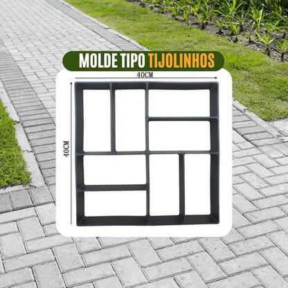 Molde para piso de concreto Paixão Verde™