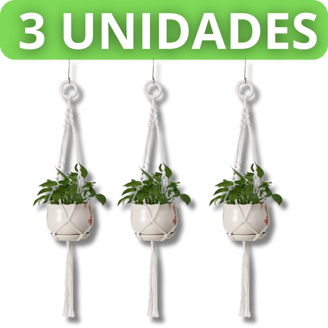 Pendurador Decorativo De Vasos De Plantas - PlantLar™