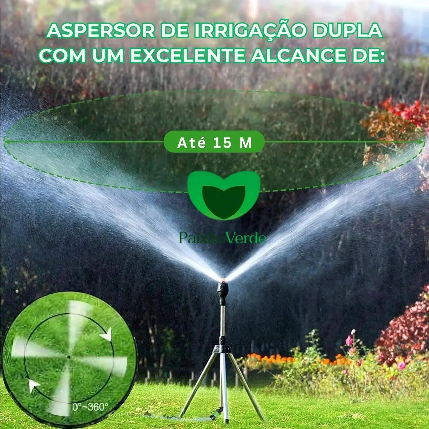 Tripé de irrigação 360 mais completo do Mercado - VSpray™ PRO (Oferta de ultimas unidades)