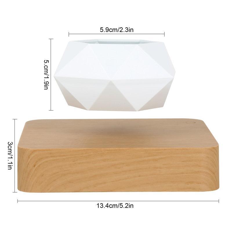 Vaso de Planta Flutuante com Suspensão Magnética  - GreenPot™
