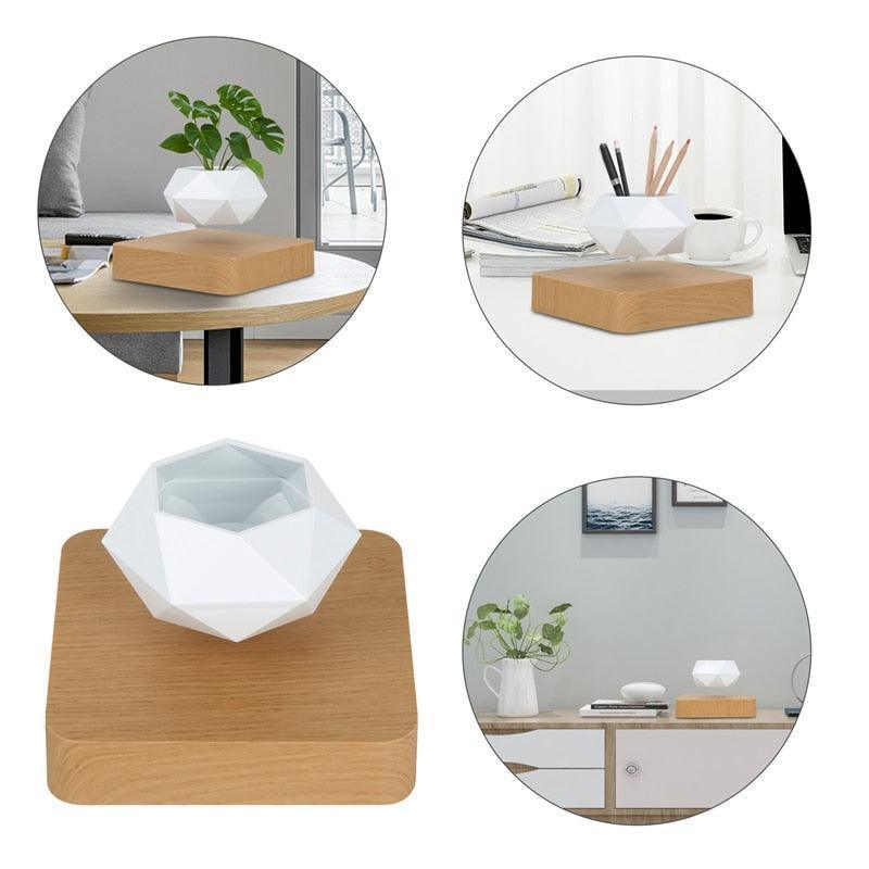 Vaso de Planta Flutuante com Suspensão Magnética  - GreenPot™