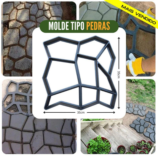 Molde para piso de concreto Paixão Verde™