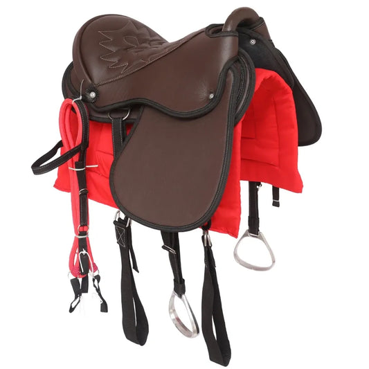 Sela Australiana 17" em Corano Fit com Arreios Completos e Estribo
