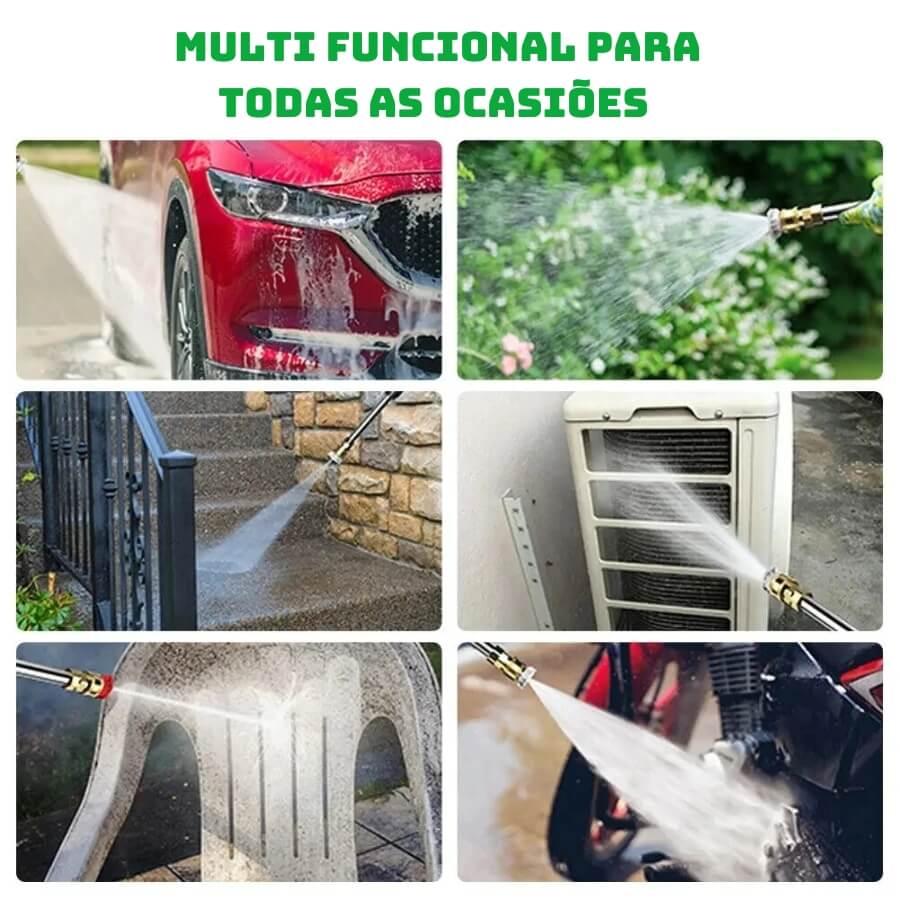 Lavadora portátil de alta pressão Recarregável (2 Baterias inclusas!)