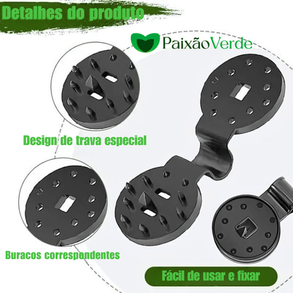 50 Presilhas para Sombrite, Leves, Fáceis de Usar para seus tecidos  - lockclips™